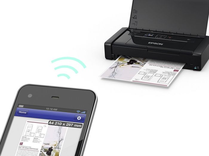 Принтер A4 Epson WorkForce WF-100W mobile з WI-FI