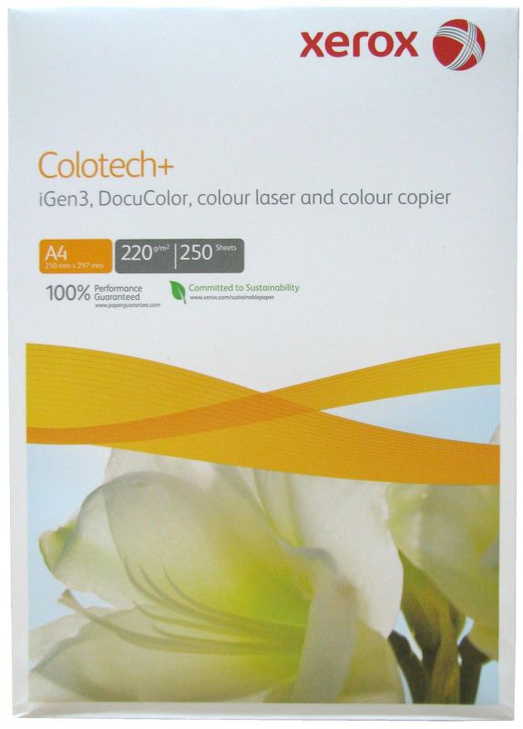 Папір Xerox COLOTECH + (220) A4 250л. AU