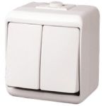 Вимикач 2-клавішний (IP54) VHE-2