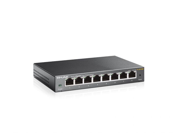 Комутатор TP-LINK TL-SG108E 8xGE EasySmart Метал. Корпус