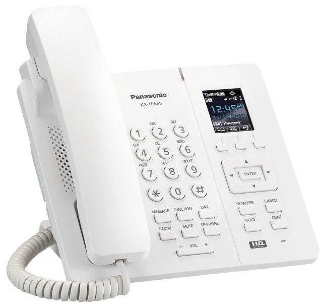 Бездротовий IP-DECT телефон Panasonic KX-TPA65RUB Black, для KX-TGP600RUB