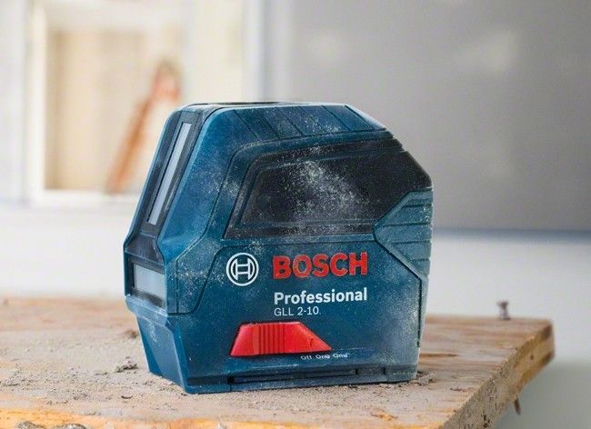 Нівелір лазерний Bosch GLL 2-10 до 10м, ± 0,3 мм/м, IP 54