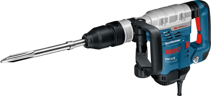 Молоток відбійний Bosch GSH 5 CE, 1150Вт, 8.3 Дж, 1.300 – 2.900 уд/хв, 6.2 кг