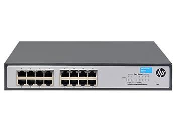 Комутатор HP 1420-16G Unmanaged Switch, 16xGE ports L2, LT Warranty