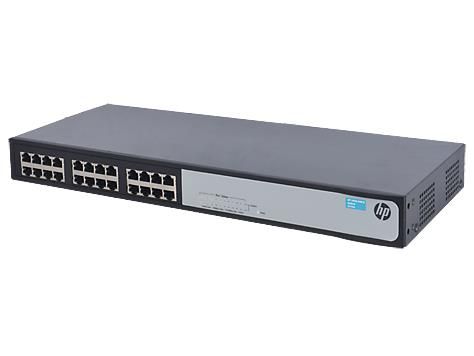 Комутатор HP 1420-24G Unmanaged Switch, 24xGE, L2, LT Warranty