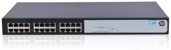 Комутатор HP 1420-24G Unmanaged Switch, 24xGE, L2, LT Warranty