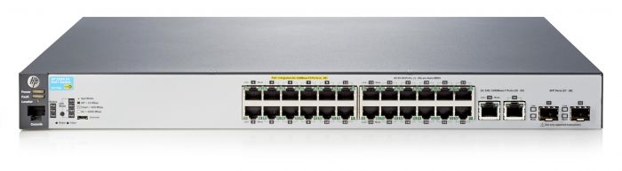 Комутатор HPE Aruba 2530-24-PoE+ 24x10/100+2xGE-T +2xGE-SFP, L2, 195W, Warranty