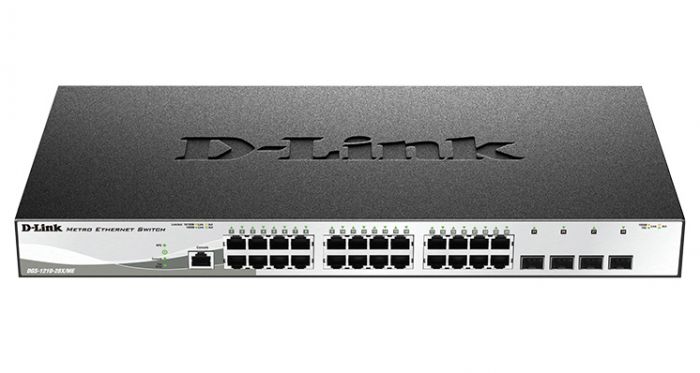 Комутатор D-Link DGS-1210-28X/ME 24xGE, 4xSFP+