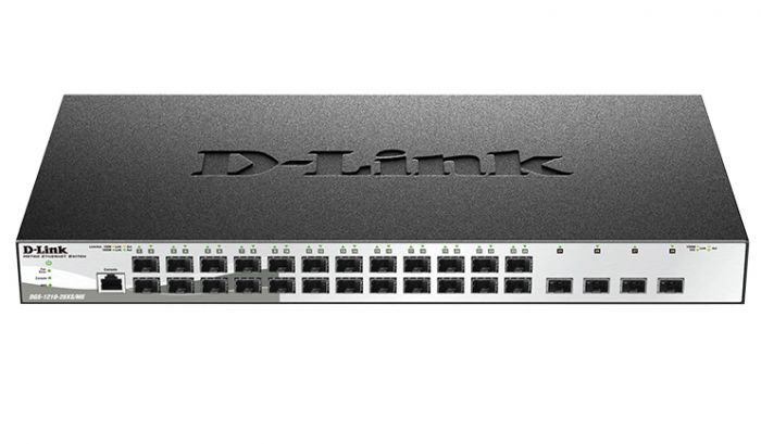 Комутатор D-Link DGS-1210-28XS/ME 24xSFP, 4xSFP+