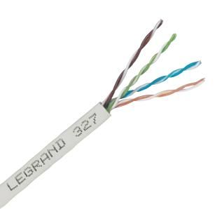 Кабель Legrand LCS2 CAT 5e F-UTP, 305m, AWG 24/1, LSZH, сірий