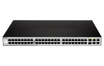 Комутатор D-Link DES-1210-52 48xFE, 2xGE, 2x1GE/SFP, WebSmart