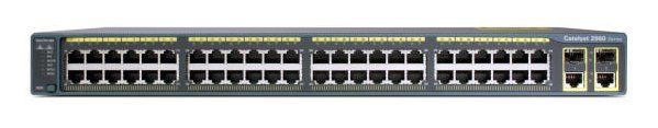 Комутатор Cisco Catalyst 2960 Plus 48 10/100 PoE + 2 1000BT +2 SFP LAN Base