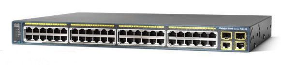 Комутатор Cisco Catalyst 2960 Plus 48 10/100 PoE + 2 1000BT +2 SFP LAN Base