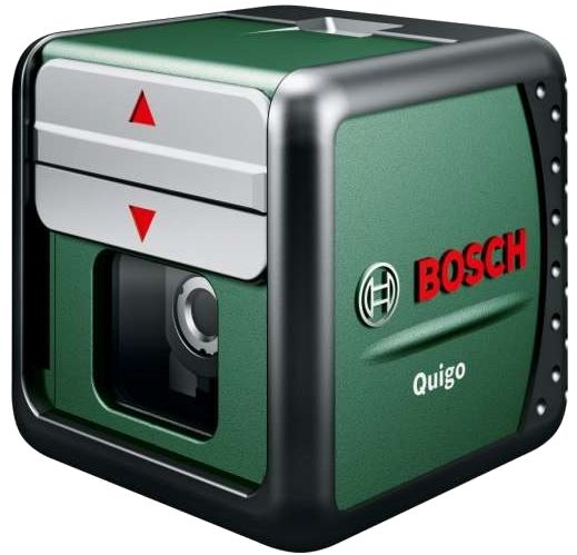 Лазер Bosch iз прямими & хрестоподiбними лiнiями Quigo Plus, алюмінієвий штатив 1.1 м