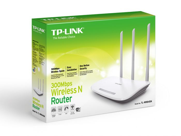 Маршрутизатор TP-LINK TL-WR845N N300 4xFE LAN 1xFE WAN