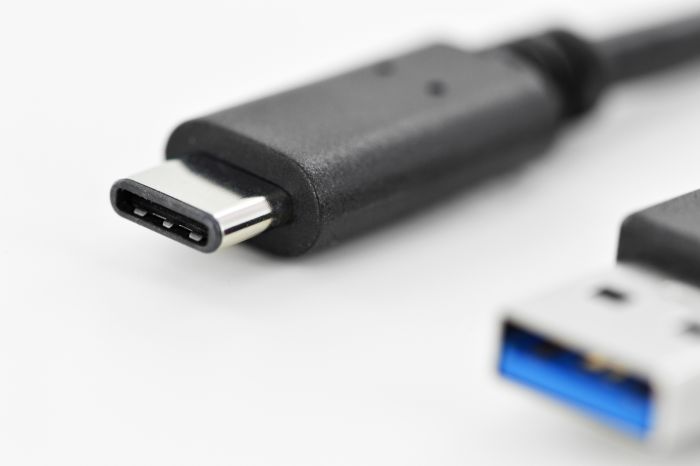 Кабель ASSMANN USB 3.0 (AM/Type-C) 1.0m, black