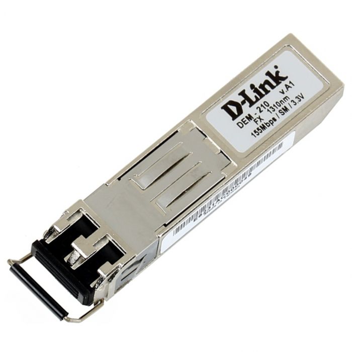 SFP-Трансiвер D-Link DEM-210 1x100BaseFX, SM, 15км, LC