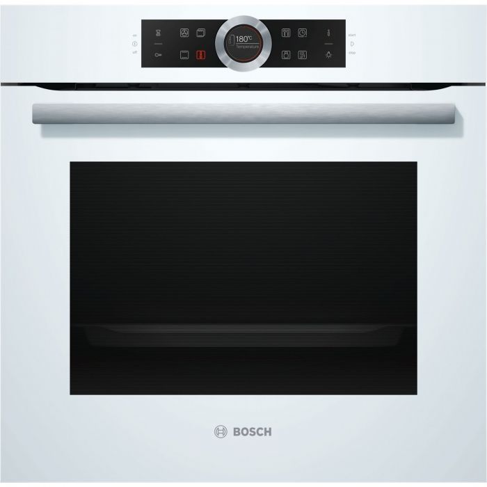 Вбудовувана електрична духова шафа Bosch HBG635BW1 - Ш-60см/10 прогр/71л./дисплей/білий