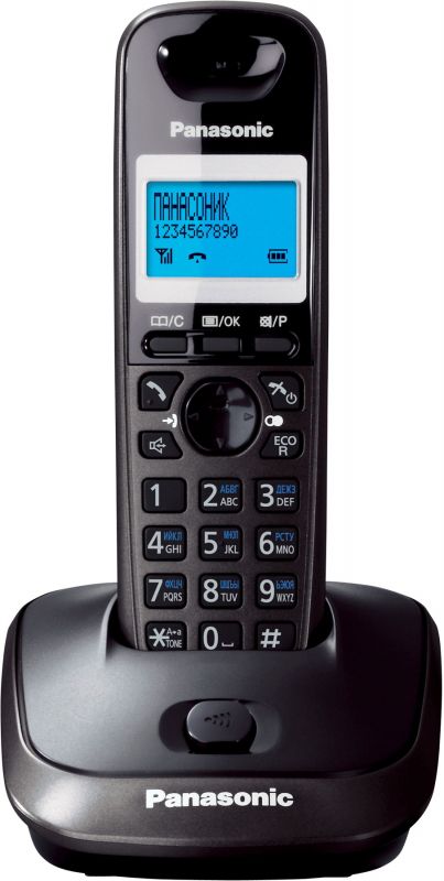 Радіотелефон DECT Panasonic KX-TG2511UAT Titan