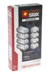 Цеглинки 4х2 та 2х2 LIGHT STAX з LED підсвіткою 8штук Transparent S11004