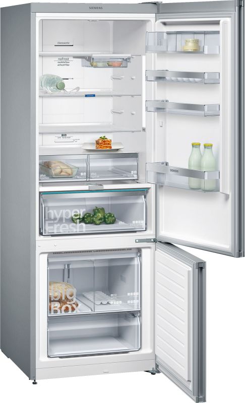 Холодильник Siemens KG56NLW30N з нижньою морозильною камерою -193x70/NoFrost/505 л/диспл/А++/білий