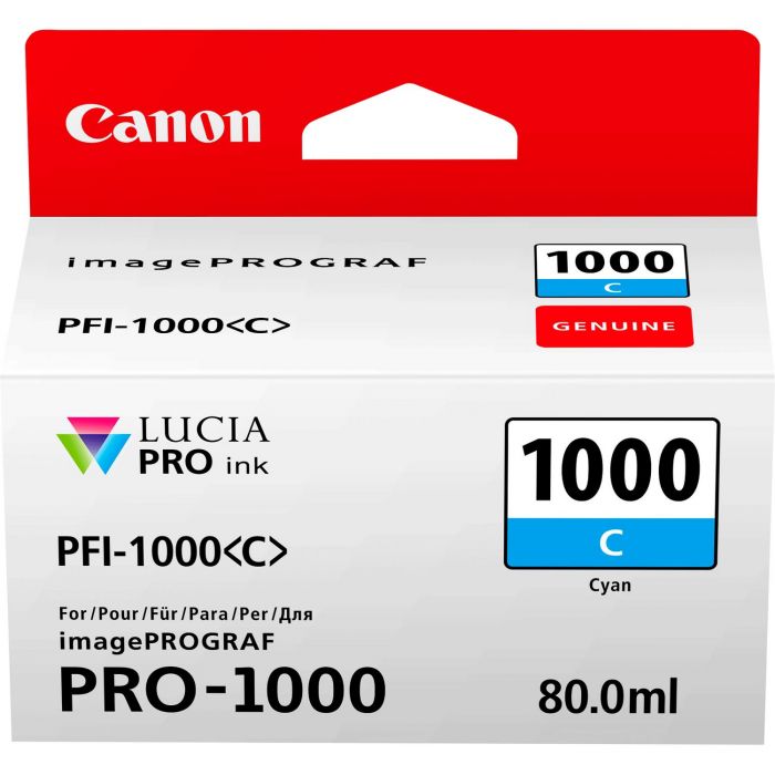 Чорнильниця Canon PFI-1000C (Cyan)