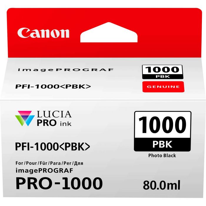 Чорнильниця Canon PFI-1000PBK (Photo Black)