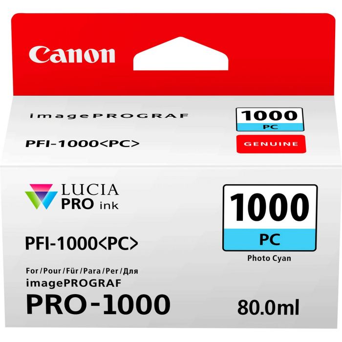 Чорнильниця Canon PFI-1000PC (Photo Cyan)