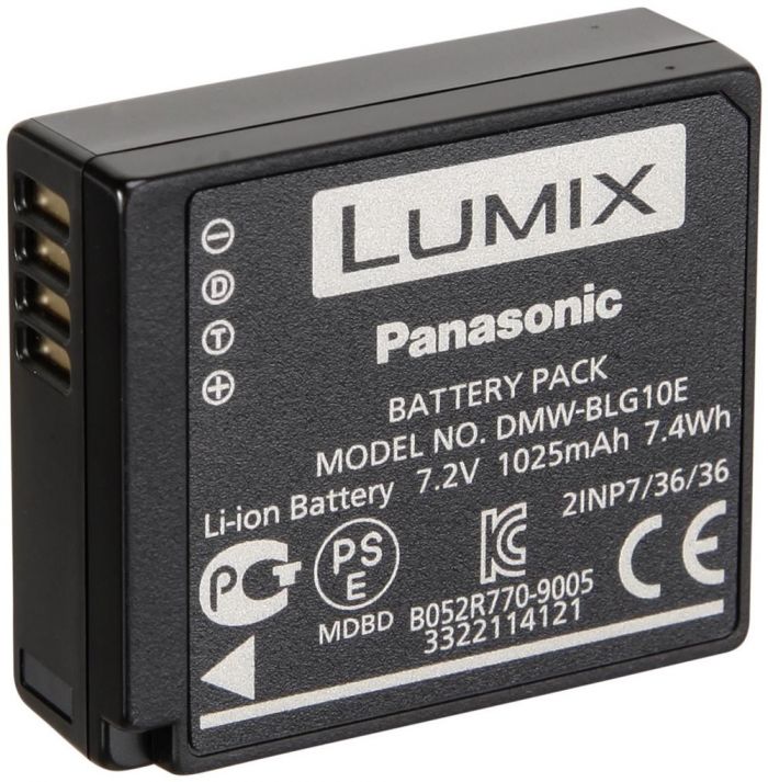 Акумулятор Panasonic DMW-BLG10E для Lumix DMC-GX80