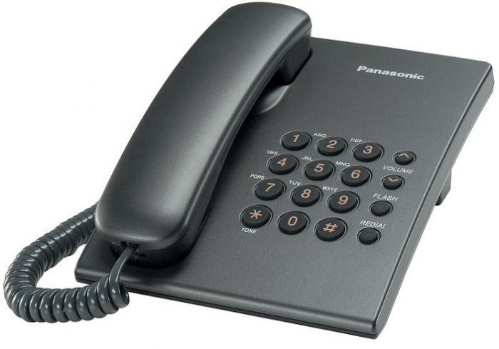 Дротовий телефон Panasonic KX-TS2350UAT Titan