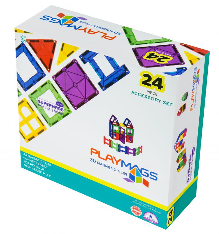 Конструктор Playmags магнітний набір 24 ел. PM162