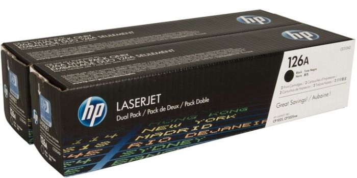 Комплект картриджів HP LJ CP1025 black Dual Pack