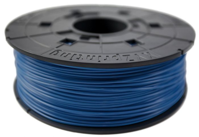 Катушка з ниткою 1.75мм/0.6кг ABS XYZprinting Filament для da Vinci, сріблясто-синій
