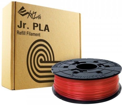 Котушка з ниткою 1.75мм/0.6кг PLA(NFC) XYZprinting Filament для Junior, miniMaker, Nano, прозоро-червоний