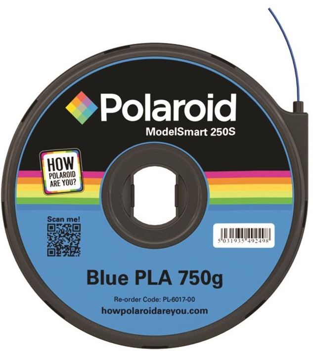 Картридж з ниткою Polaroid ModelSmart 250s, 1.75мм / 0.75кг, PLA, синій