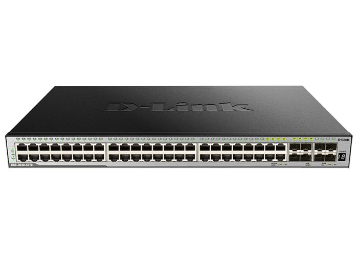 Комутатор D-Link DGS-3630-52TC 44xGE, 4xGE/SFP, 4xSFP+, L3