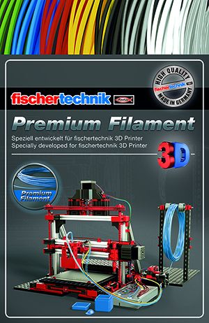 Fishertechnik нитка для 3D принтера синій 50 грамм (поліетиленовий пакет)