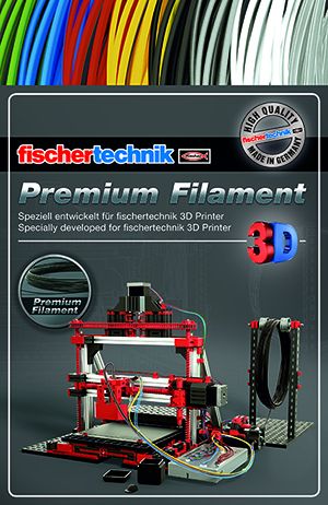Fishertechnik нитка для 3D принтера чорний 50 грамм (поліетиленовий пакет)