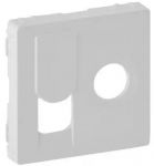 Лицьова панель Legrand Valena IN*MATIC LIFE розетки TV + RJ, білий
