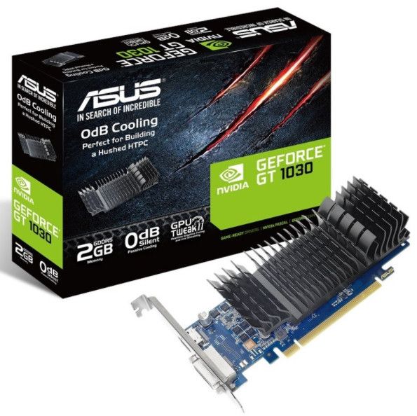 Вiдеокарта ASUS GeForce GT1030 2GB GDDR5 low profile silent