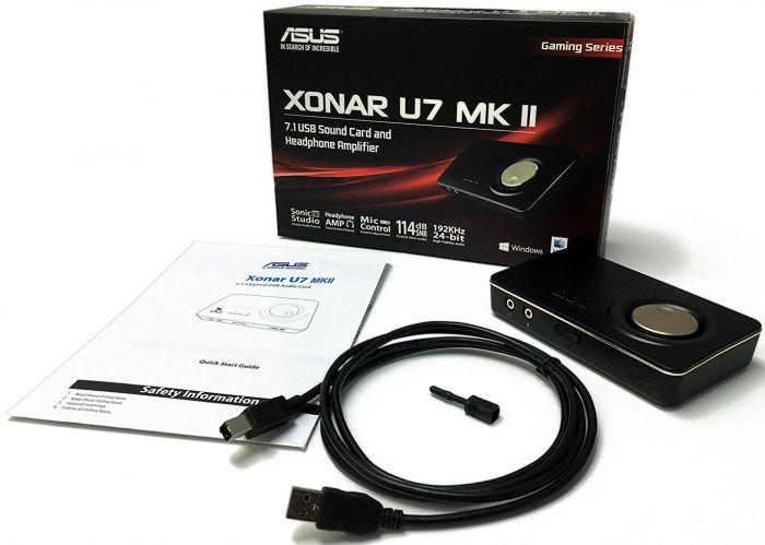 Зовнішня звукова карта Asus Xonar U7 MKII