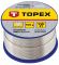 Припій олов'яний TOPEX, Sn60Pb40, флюс SW21, дріт 1.5 мм, 100 г