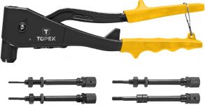 Заклепочник TOPEX, для заклепок різьбових M3, M4, M5, M6