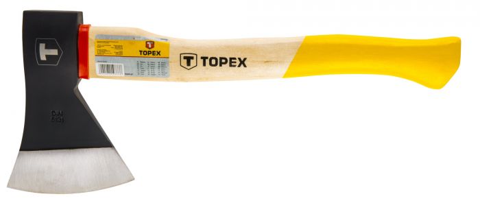Сокира TOPEX, обух 600 г, рукоятка дерев'яна