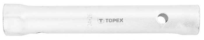 Ключ торцевий TOPEX, трубчастий, двосторонній, 24х26 мм, 185 мм