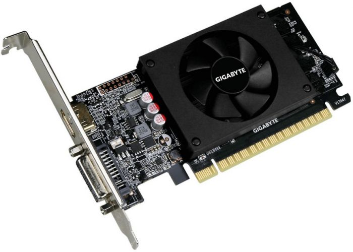 Вiдеокарта GIGABYTE GeForce GT710 2GB DDRR5 64bit low profile