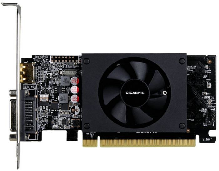Вiдеокарта GIGABYTE GeForce GT710 2GB DDRR5 64bit low profile