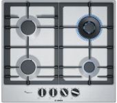 Вбудовувана газова поверхня Bosch PCH6A5B90R - Ш-60см./3 конфорки + WOK /нерж. сталь