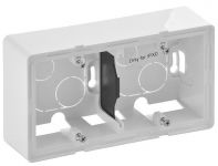 Коробка накладного монтажу Legrand, 2 пости Білий, Valena LIFE