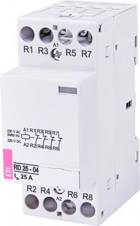 Контактор ETI RD 25-04 (230V AC / DC) (AC1)